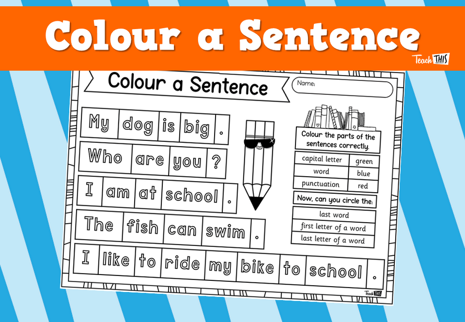 Colour a Sentence