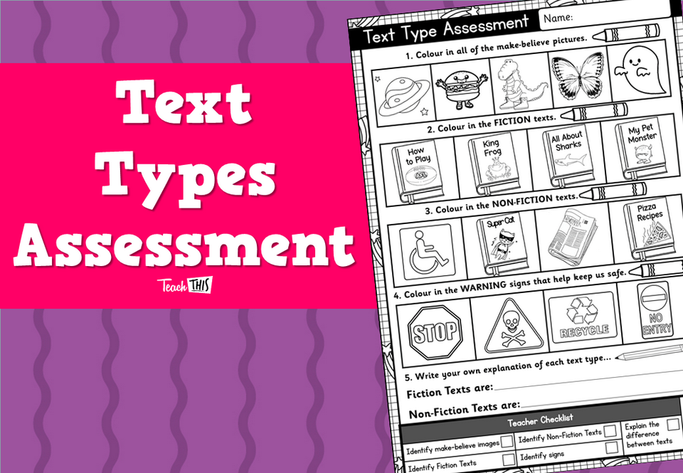 Text Types Assessment