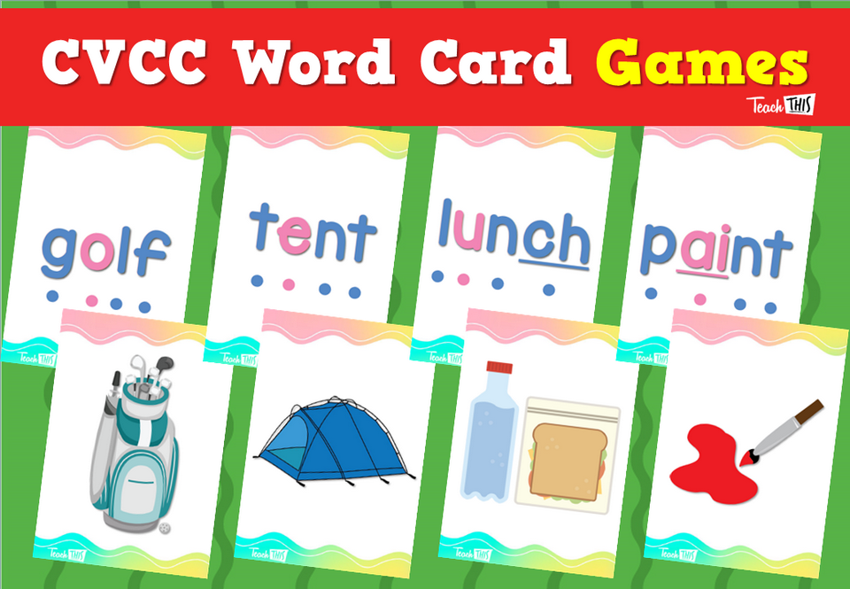 CVCC Word Card Games