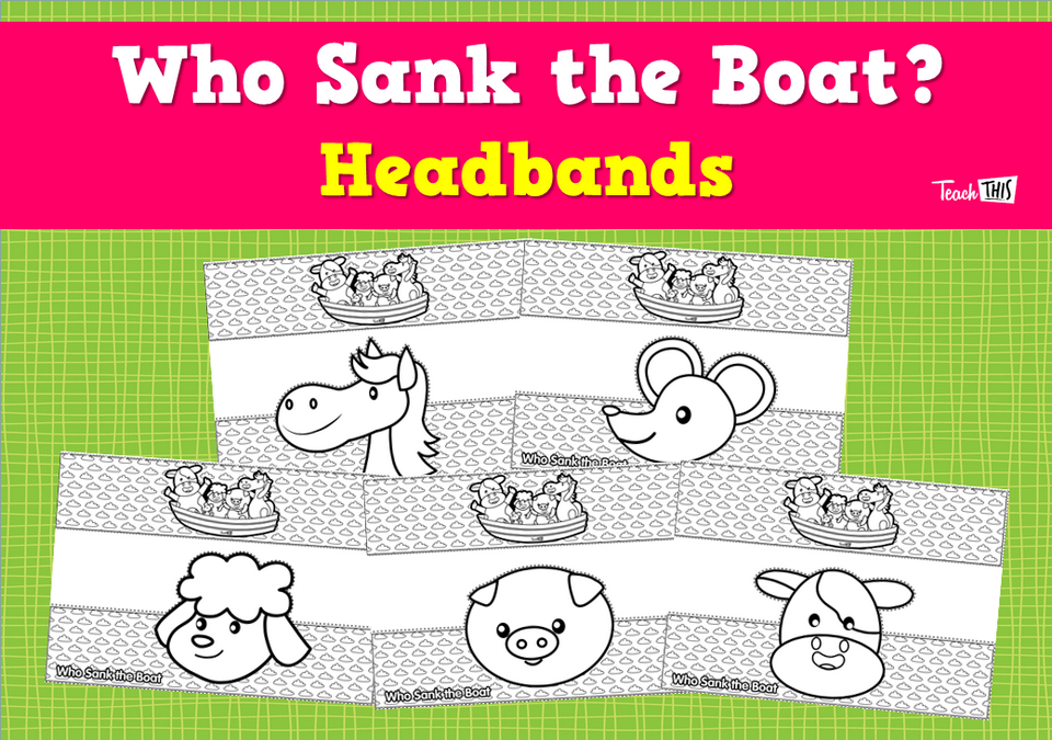 Who Sank the Boat? - Headbands