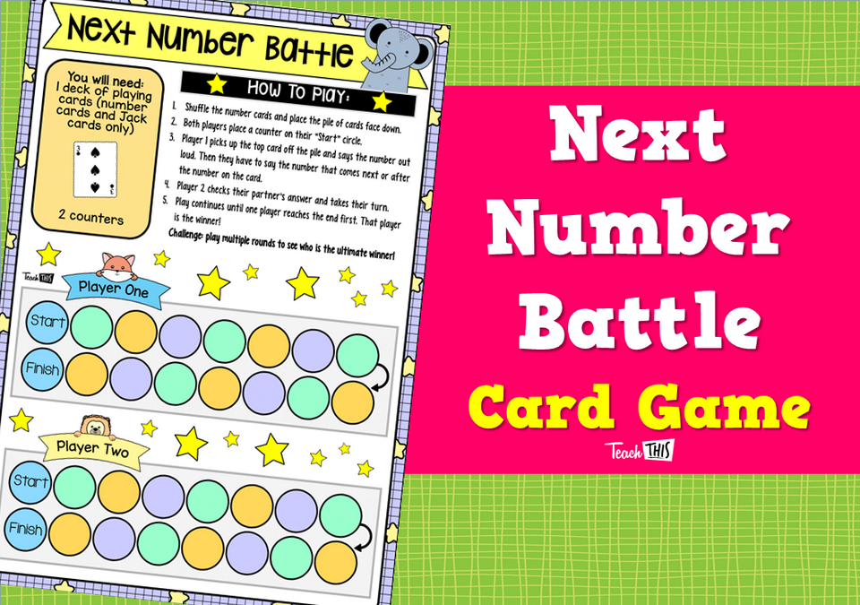 Next Number Battle  – Card Game