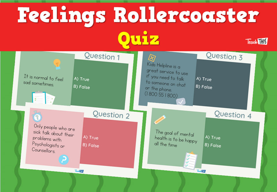 Feelings Rollercoaster Quiz
