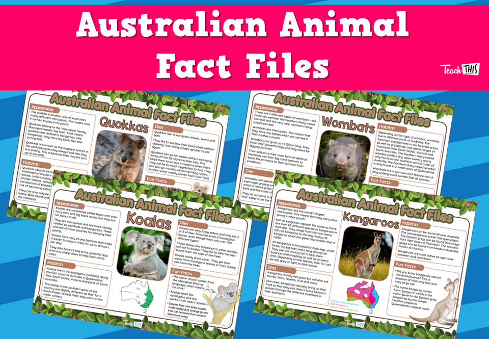 Australian Animal Fact Files
