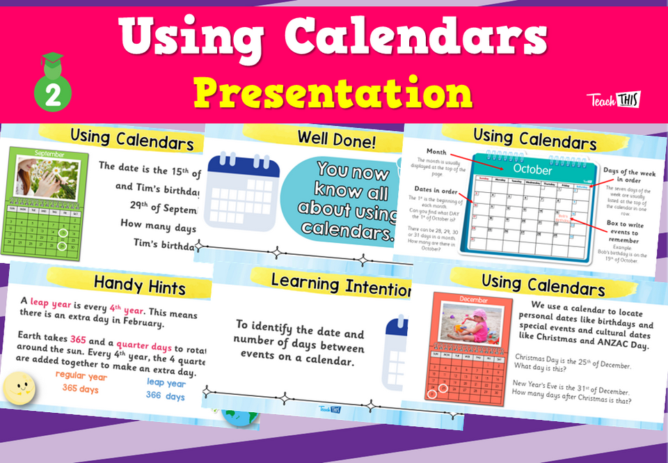 Using Calendars - Presentation