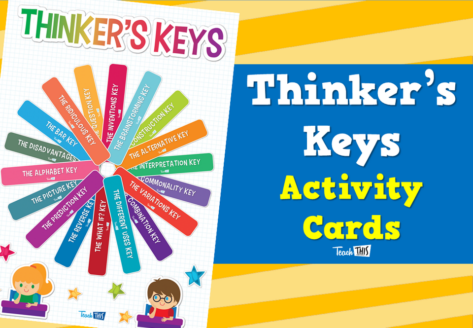 Thinker's Keys -Activity Cards