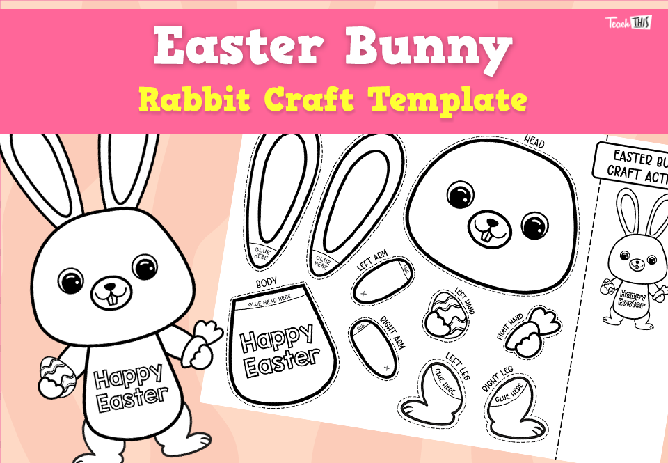 Easter Bunny - Craft Template