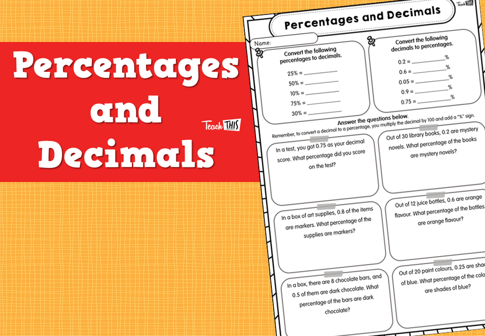 Percentages and Decimals