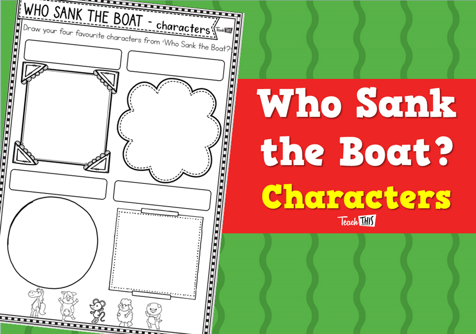 Who Sank the Boat? - Characters