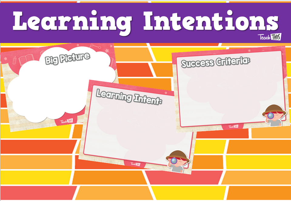 Learning Intentions