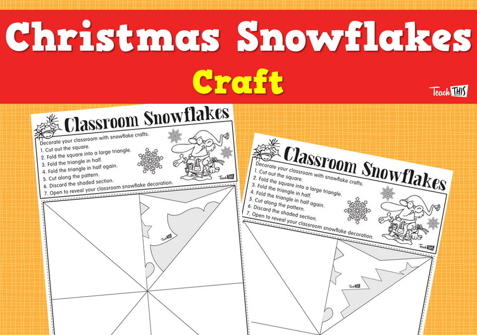 Christmas Snowflakes Craft