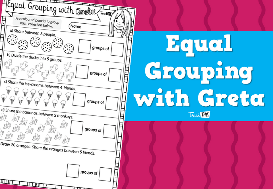 Equal Grouping with Greta
