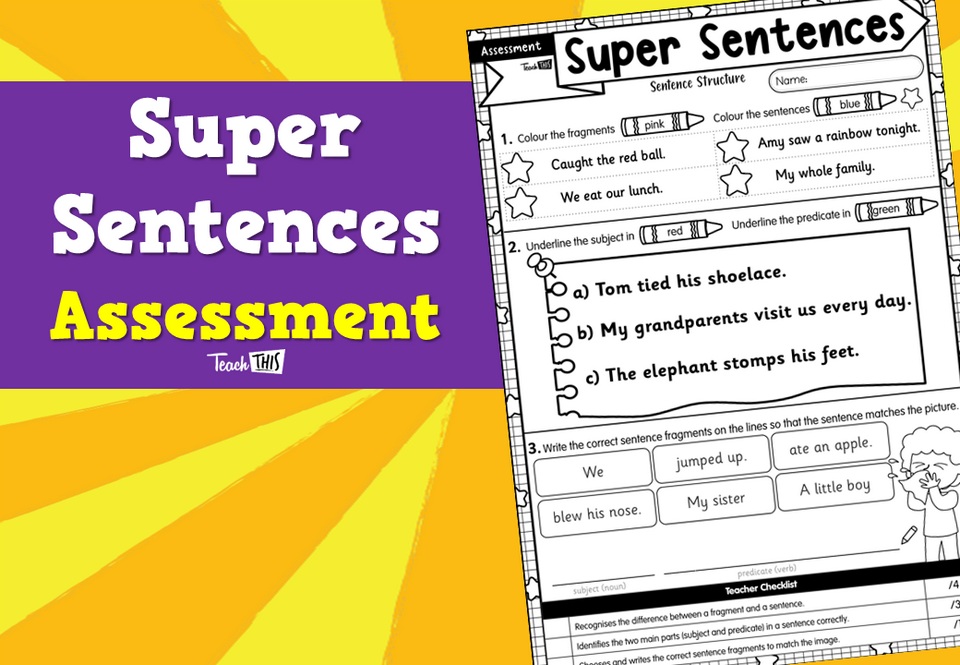 Super Sentences Assessment