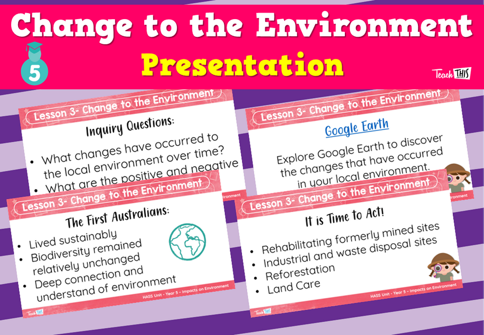 Change to the Environment - Presentation