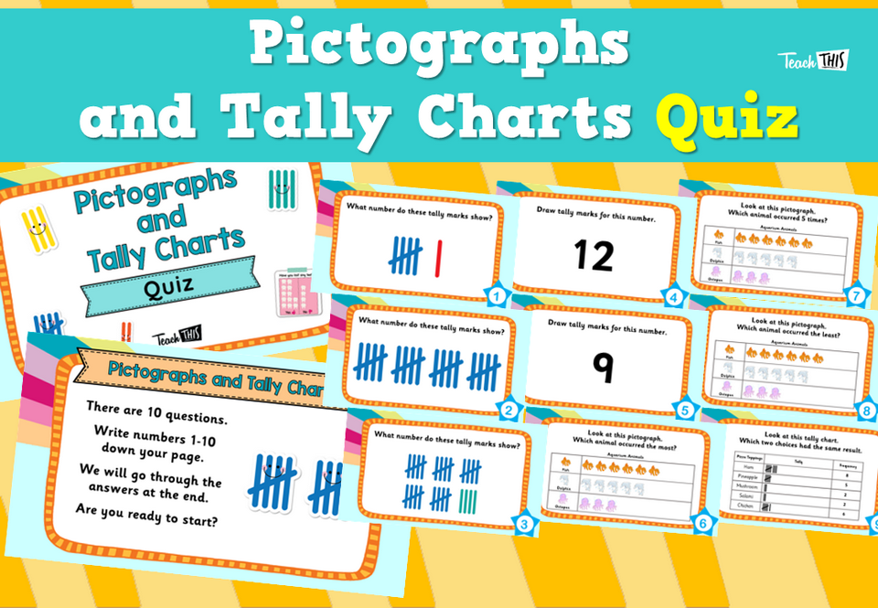 Pictographs and Tally Charts Quiz