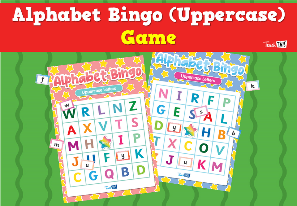 Alphabet Bingo (Uppercase) - Game