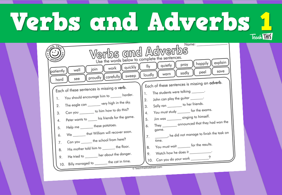 Verbs and Adverbs 1