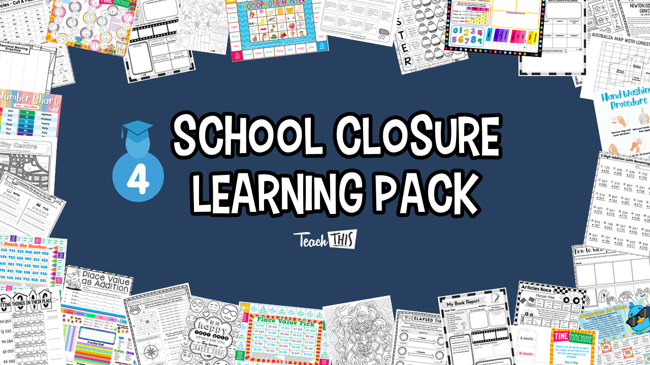 School Closure Learning Pack - Year 4