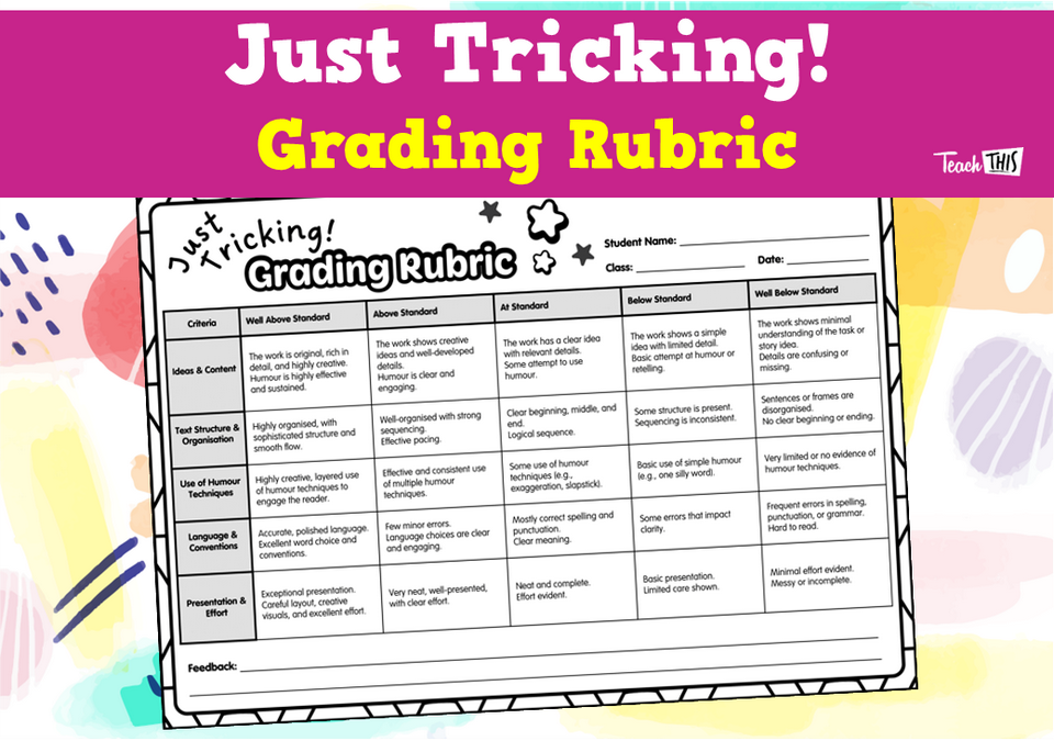 Just Tricking! Grading Rubric