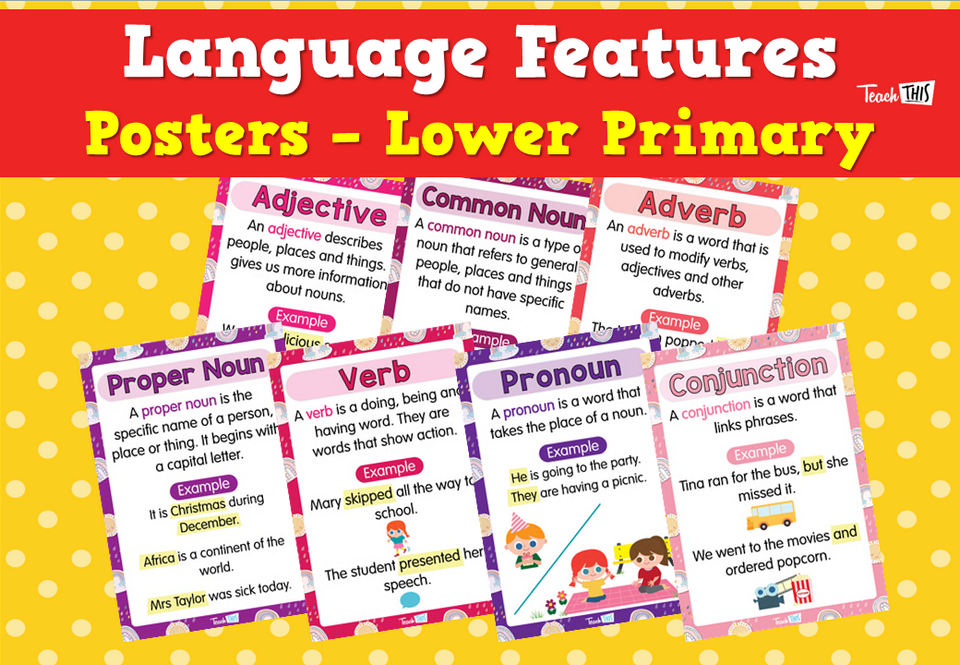 Language Features Posters – Lower Primary