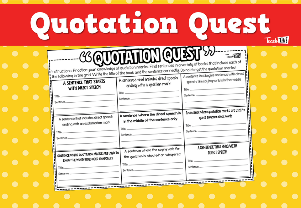 Quotation Quest