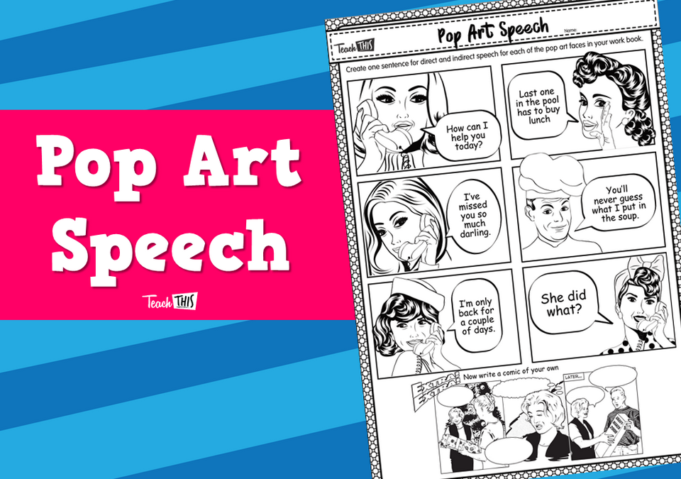 Pop Art Speech