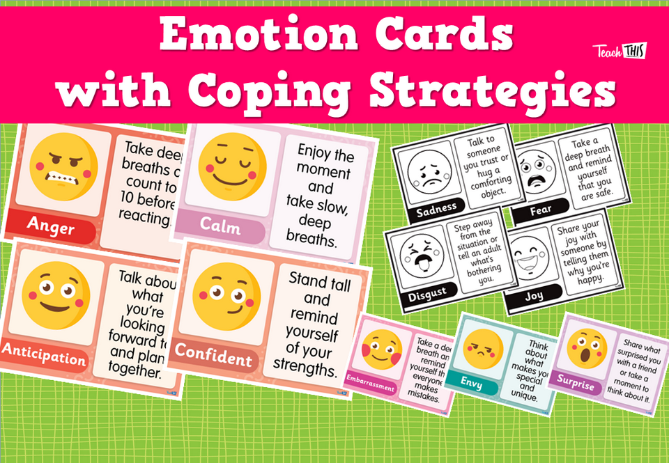 Emotion Cards with Coping Strategies