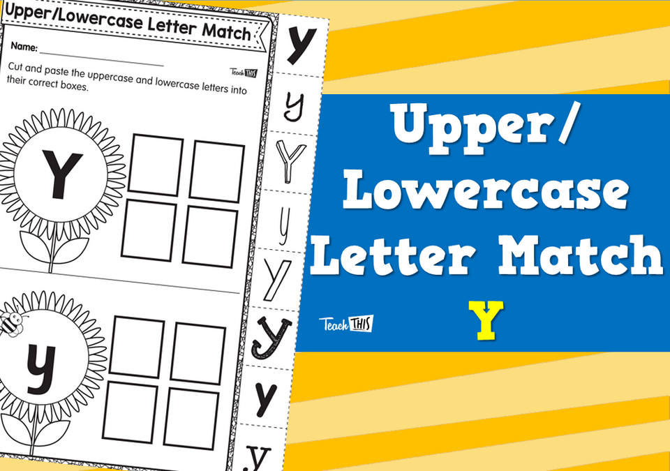 Upper/Lowercase Letter Match Y