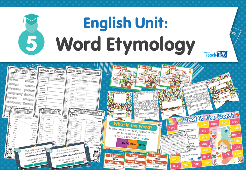 English Unit: Word Etymology