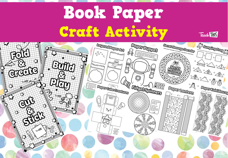 Book Paper Craft Activity