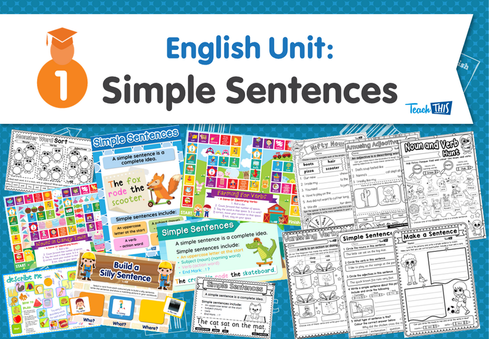 English Unit: Simple Sentences