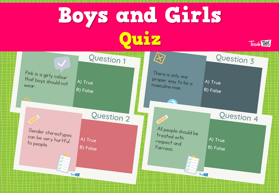 Boys and Girls Quiz
