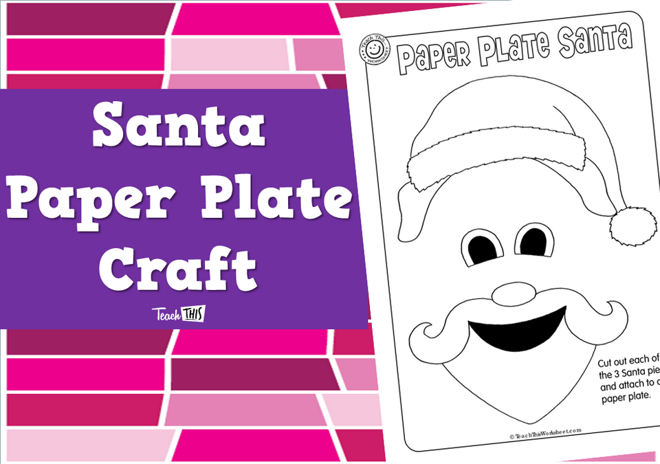 Santa Paper Plate Craft