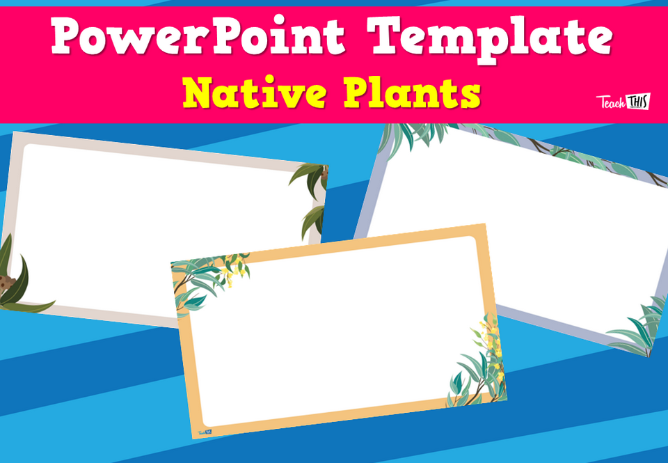 PowerPoint Template - Native Plants