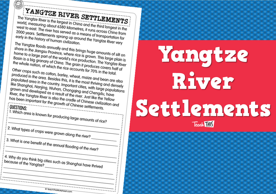 Yangtze River Settlements