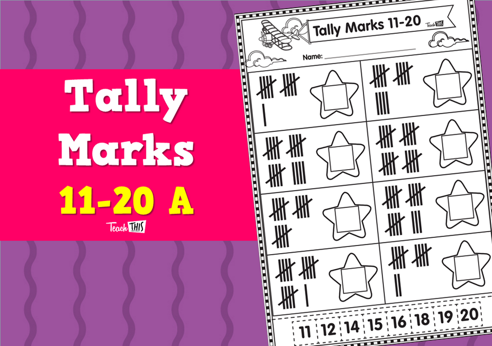 Tally Marks 11-20 A