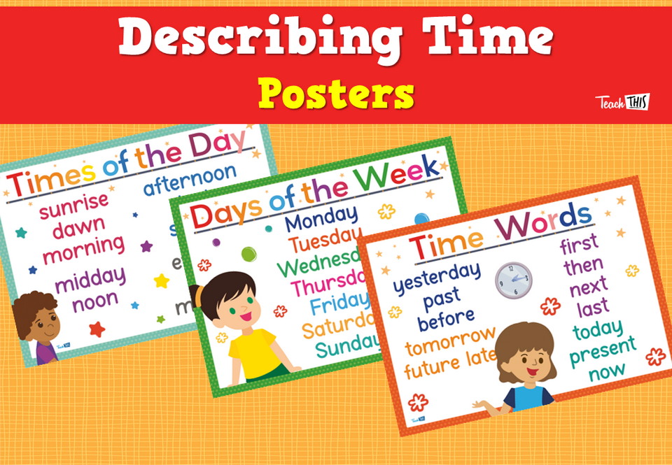 Describing Time Posters