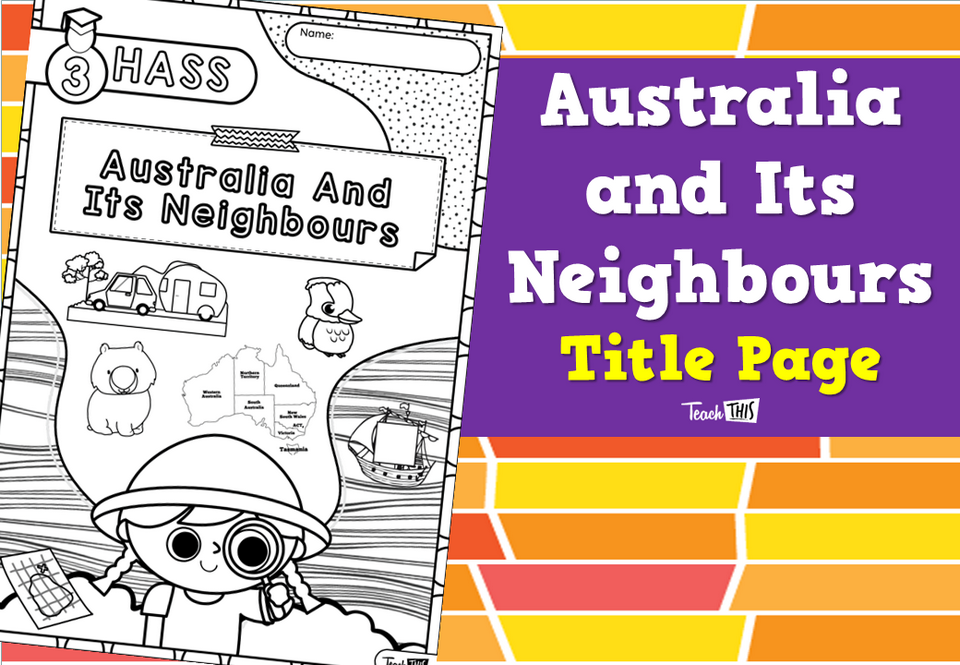 Australia and Its Neighbours - Title Page