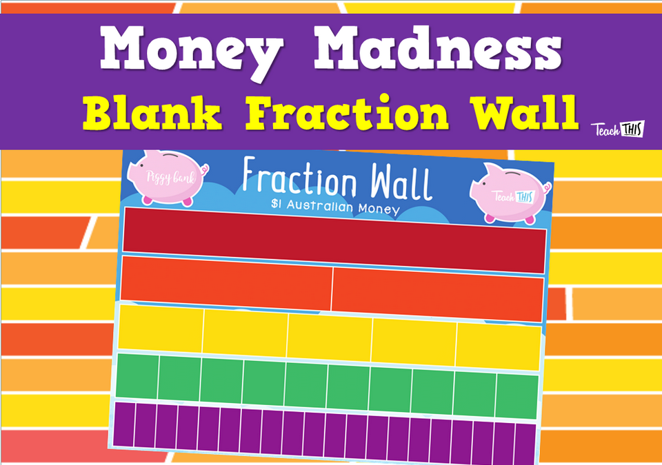 Money Madness Blank Fraction Wall