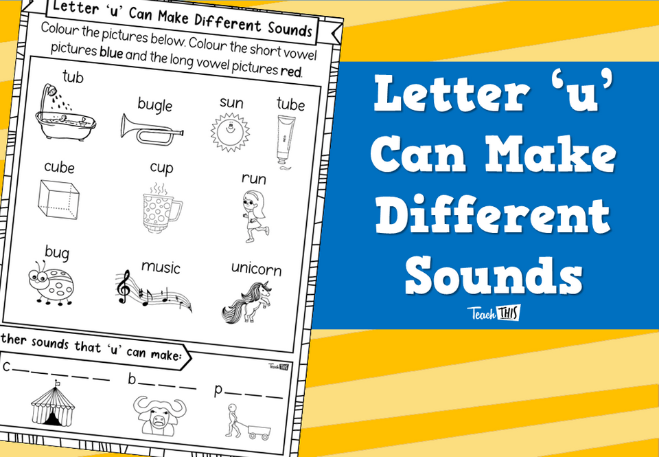 Letter ‘u’ Can Make Different Sounds