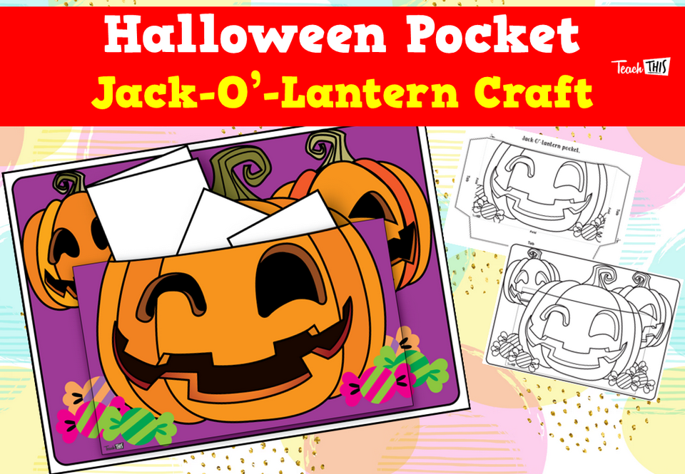 Halloween Pocket - Jack-O’-Lantern Craft