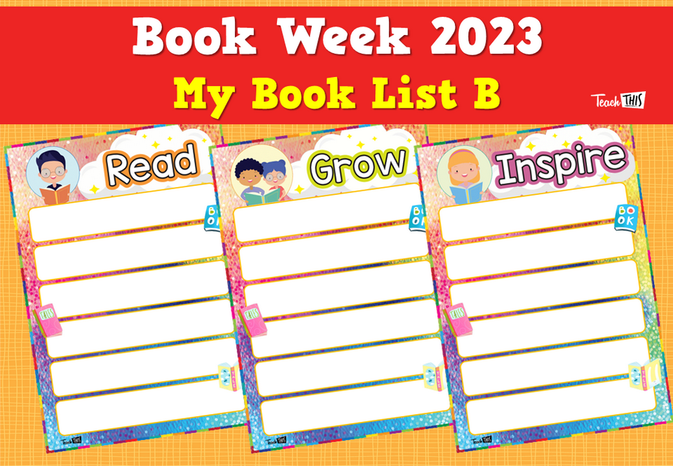 Book Week 2023 - My Book List B