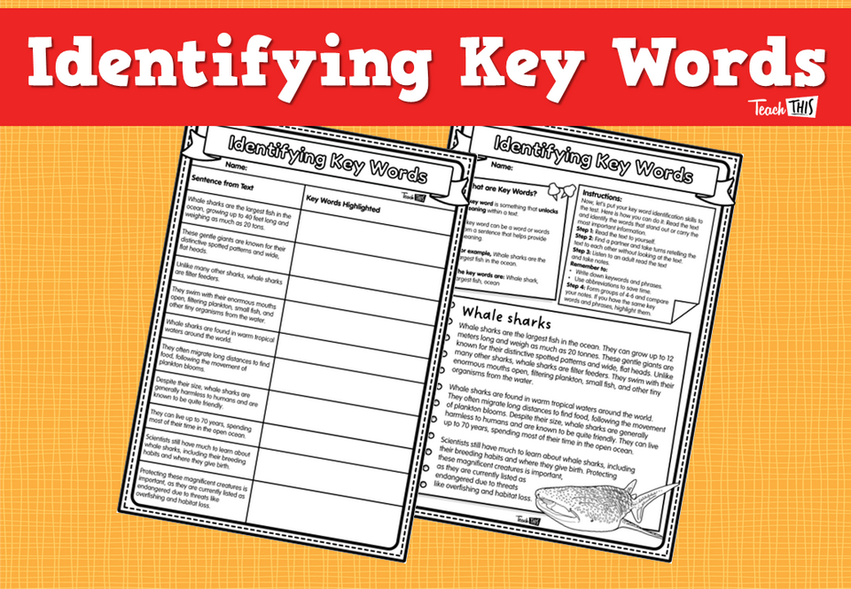 Identifying Key Words