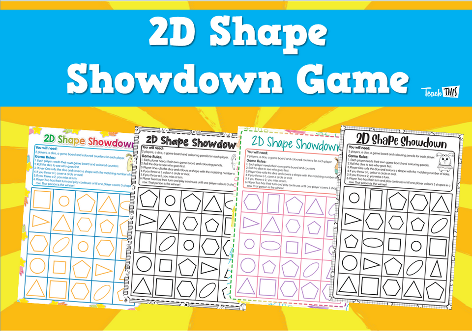 2D Shape Showdown Game