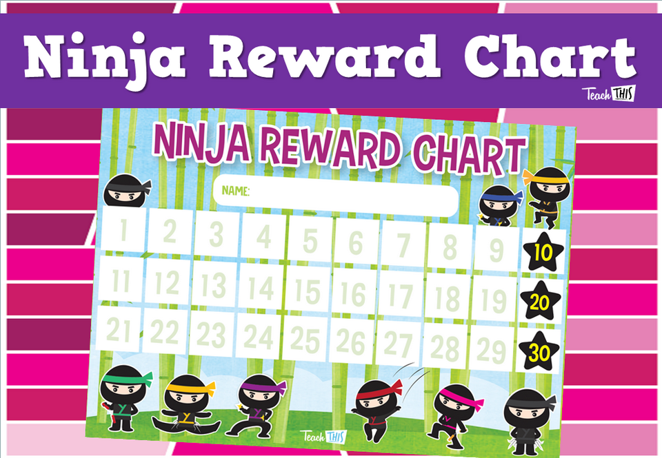 Ninja Reward Chart