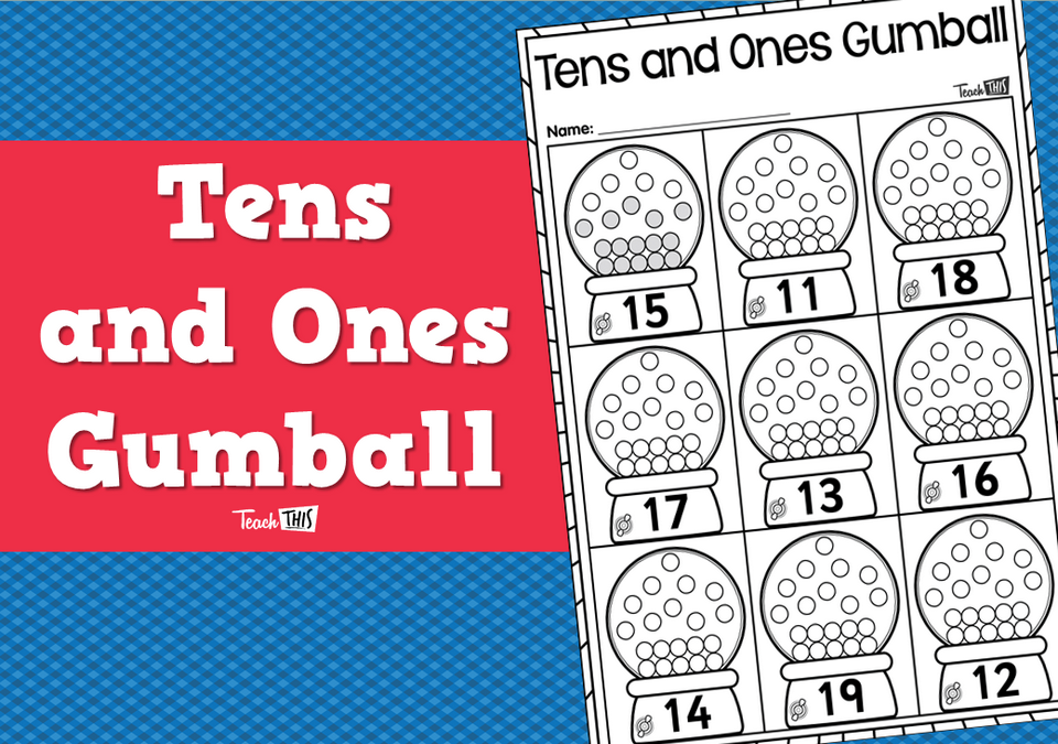 Tens and Ones Gumball