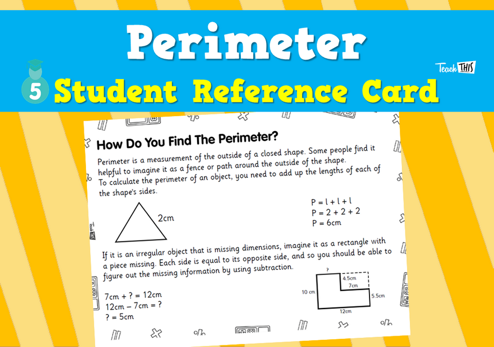 Perimeter - Student Reference Card
