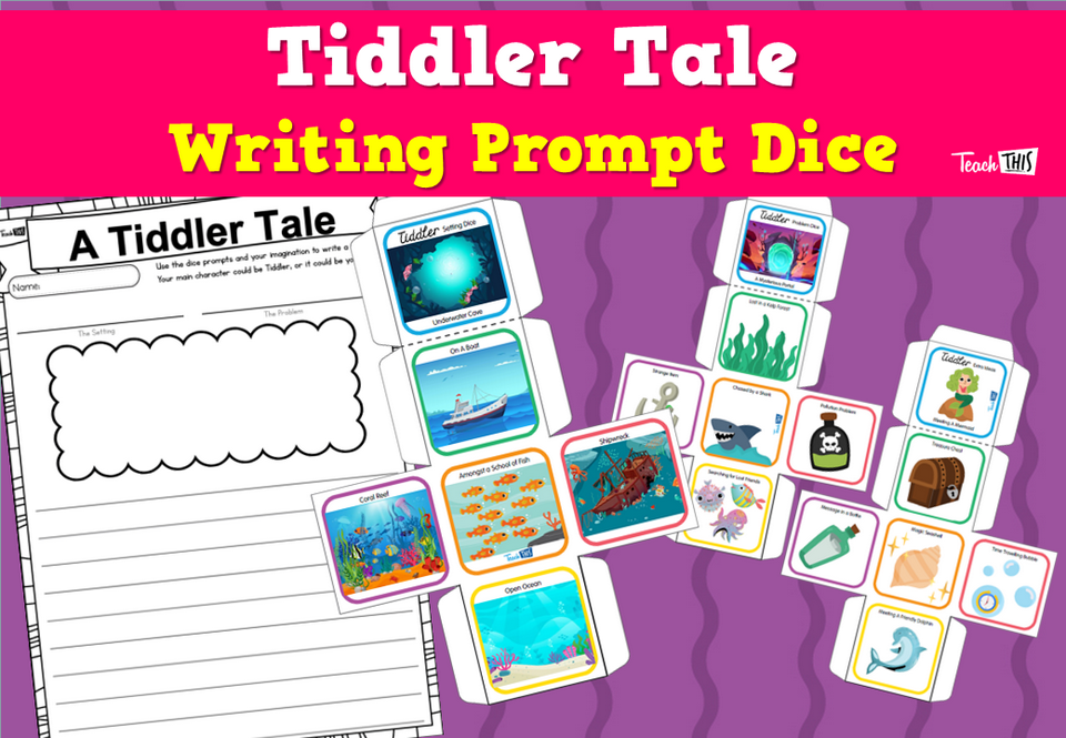 Tiddler Tale Writing Prompt Dice