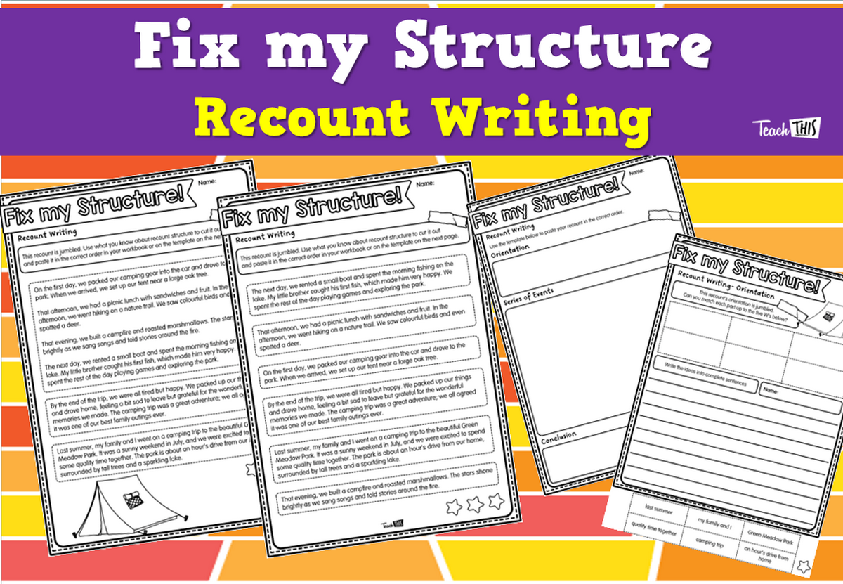 Fix my Structure - Recount Writing