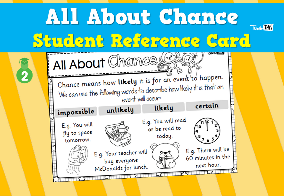 All About Chance - Student Reference Card