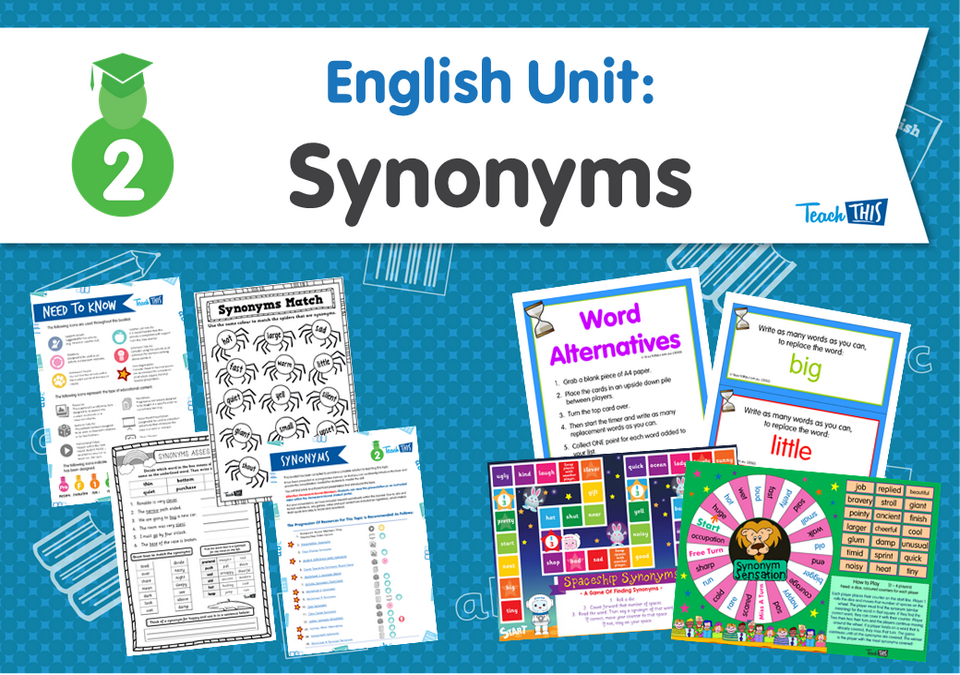 English Unit: Synonyms